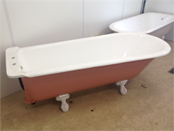 Reclaimed, Refurbished Victorian Cast iron Bath